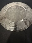 Pretty Antique Light Pink Depression Glass Plate w/ Lovely Flowers — photo 8