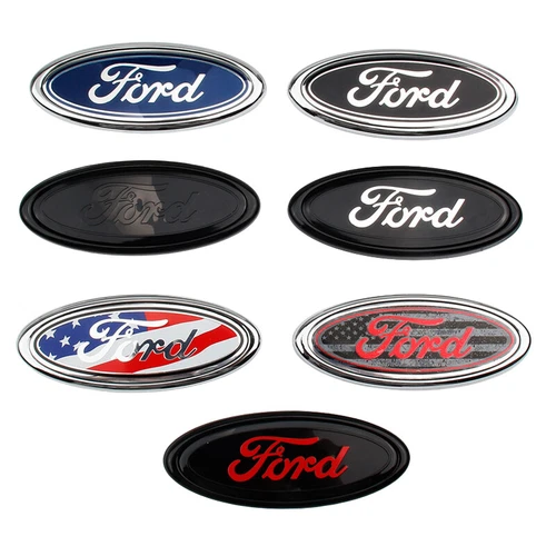 11.5X4.5cm Front or Rear emblem for Ford Ecosport Focus Mondeo Fiesta KA Escort - Picture 2 of 28