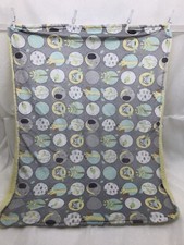 Garanimals Gray Baby Blanket Yellow Sherpa Animals Owl Giraffe Elephant Unisex