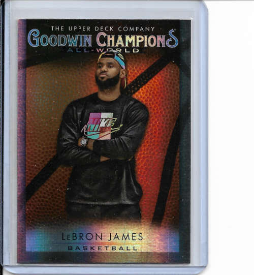 2021 Upper Deck Goodwin Champions Lebron James All-World Silver