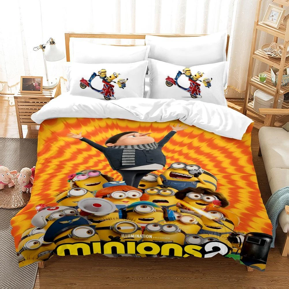 Herding Set di Biancheria da Letto, Hello Kitty, Federa 80 x 80 cm con Design Reversibile, Copripiumino 135 x 200 cm con Cerniera, 100% Cotone/ Renforcé