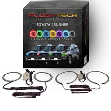 RGB Multi Color Changing LED Halo kit for 2006-2009 Toyota 4Runner Headlights