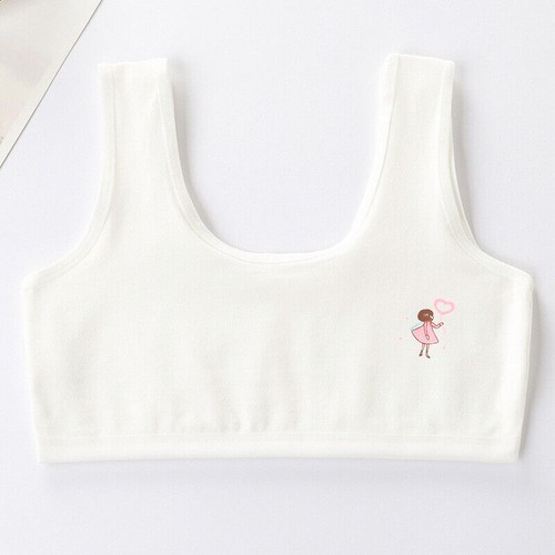 5pcs Girls Training Bras Kids Soft Underwear Children Bras for Teen Girl 8-15Y - Picture 6 of 13