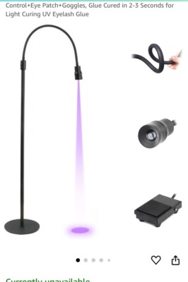 LED UV Lash Lamp For Eyelash Extensions Gel Curing Light For Beauty Nail