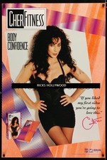 Original 1992 CHER Cherfitness: Body Confidence Vintage Poster 25 1/2" X 38"