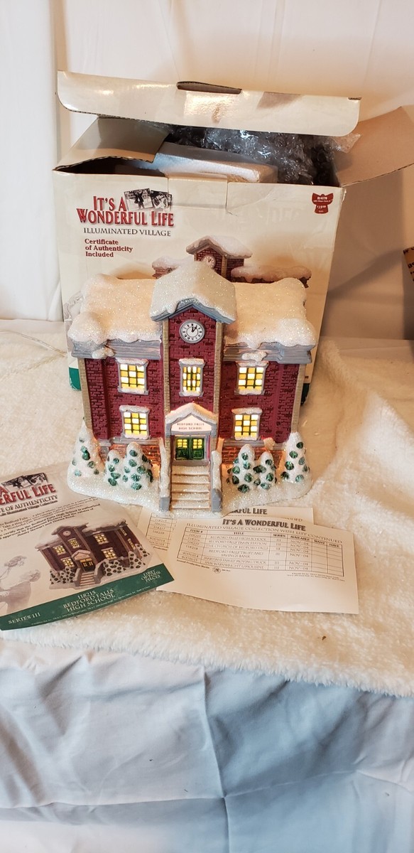 ENESCO IT'S A WONDERFUL LIFE BEDFORD FALLS HIGH SCHOOL SERIES 111