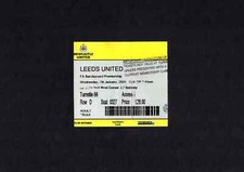 2003/2004 NEWCASTLE UNITED v LEEDS UNITED TICKET PREMIERSHIP 07.01.04