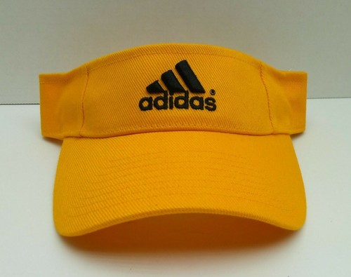 VINTAGE ADIDAS BRAND SUN VISOR ORANGE 