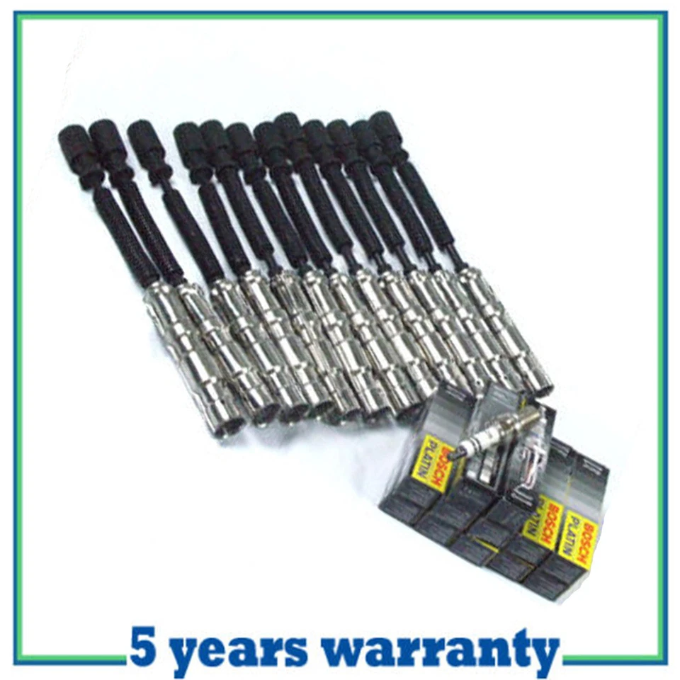 Juego de 12 cables de encendido chispa + 12 cables de enchufe SW20 para Mercedes serie benz Foto 2 de 3