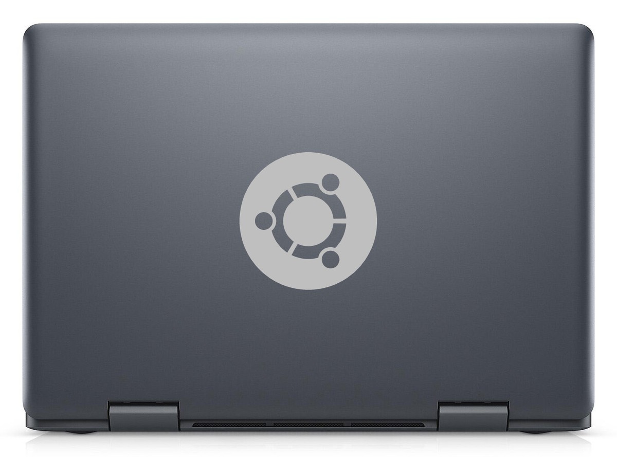 Ubuntu Linux Desktop Laptop Decal in Multiple Colors and Sizes