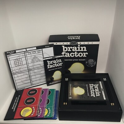 GEHIRNFAKTOR Trainieren Sie Ihren Geist interaktives DVD Brettspiel moderiert von Des Lynam