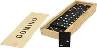 2Er Set Domino Steine Dominospiel Gesellschaftsspiel 28 Steine Holzbox