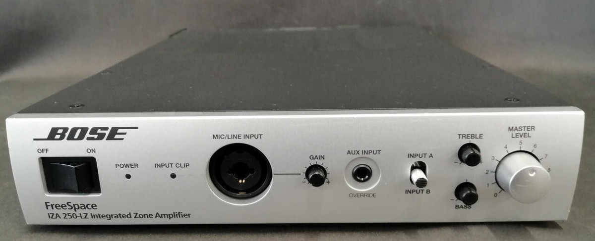 BOSE IZA 250-LZ FreeSpace Power Amplifier w/PowerCable Good BOSE IZA 250-LZ FreeSpace Power Amplifier w/PowerCable Good