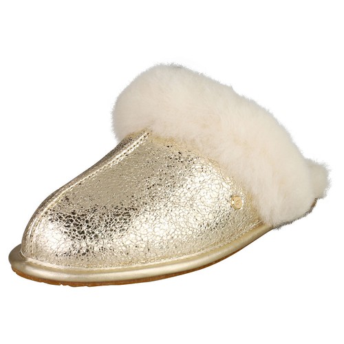 UGG Scuffette Ii Metallic Sparkle Womens Soft Gold Slippers Shoes - 8 US  194715854574 | eBay