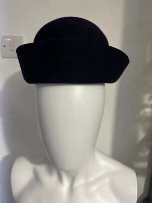 Vintage Herbert Johnson Fur Felt Upturned Bowler Open Crown Hat Women’s Uk  UK