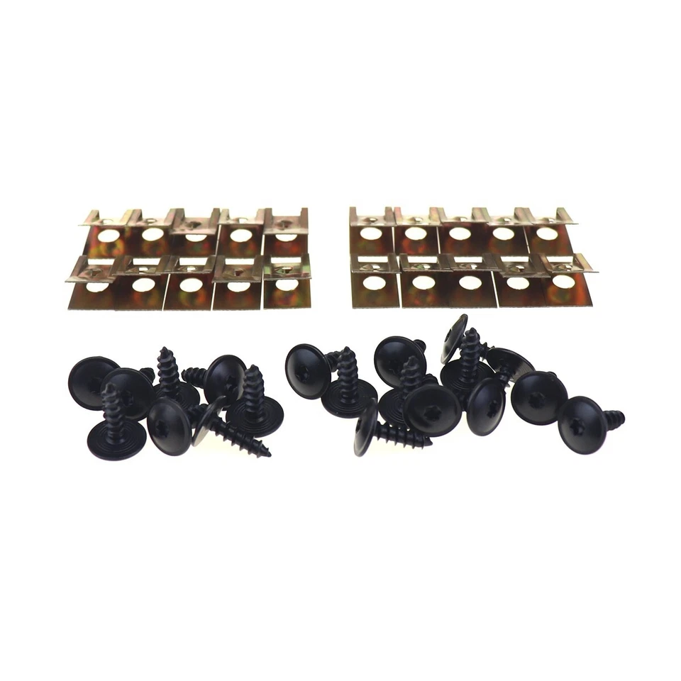 40 (20ea) parafuso protetor contra respingos N90974701 para Audi Fender forro para-choque sob a tampa - Imagem 4 de 4