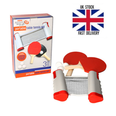  TRAGBARES TISCHTENNISSPIEL INDOOR REISEN TISCHTENNISBALL SET - WEIHNACHTSGESCHENK