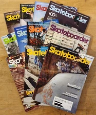 Skateboarder Magazine 2008 Vintage Lot of 11 No June