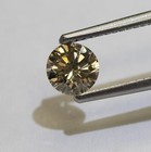 GIA certified .54ct VS2 S-T Light Brown loose round diamond champagne Natural — photo 3