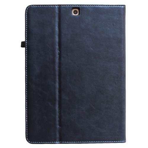 Leder Schutzhülle für Samsung Tab A 10.1" T585/580 Tablet Tasche Cover Case blau - Picture 7 of 11