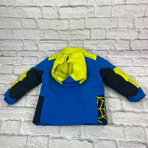 Spyder Jacket Kids Detachable Hoodie Size 3 Ski Challenger Insulated Full Zip - Picture 4 of 18