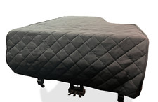 Baby Grand Piano Cover Finest Fabric Custom Fit - Black Heavy Quilted Mackintosh