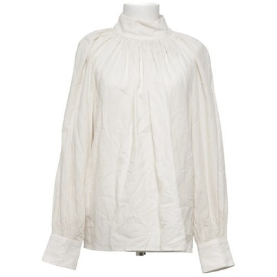 H&M Trend, Bluse, Größe: 36, Weiß, Baumwolle, Einfarbig, Damen #4S0
