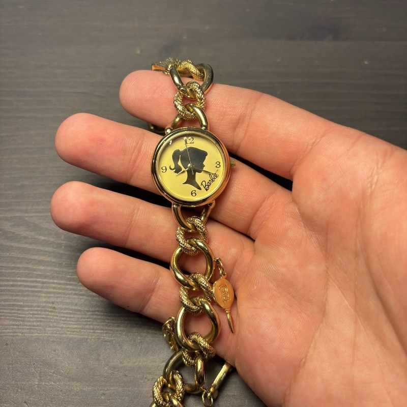 Limited Edition 1994 Barbie Gold Charm Watch #16,457/20,000 PerfectCondition
