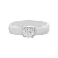 Cavill Silberring 925 Sterlingsilber Platiniert Zirkon 0,68Ct Damen
