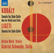 Zoltan Kodaly Kod ly: Sonata for Solo Cello/Duo for Violin and Cello/... CD 