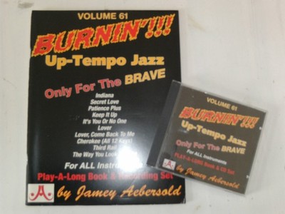 Aebersold, Jamey, Burnin'!!! Up-Tempo Jazz Only For The Brave, Vol.61 +CD,1994