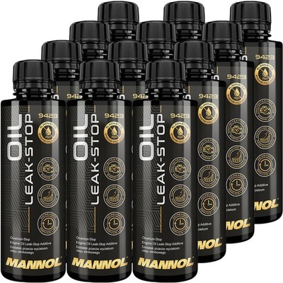 12x 250ml MANNOL ÖL VERLUST STOP OIL STOP LEAK ÖLVERLUST MOTORDICHTMITTEL ÖLSTOP