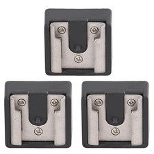 3PCS Flash Hot Shoe Mount Adapter with 1/4in Screw Thread Camera Tripod Screw Ad