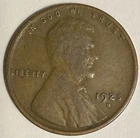 1925 D Lincoln Cent Wheat Penny ENV411