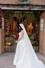 Custom Length Cathedral French Lace Mantilla Wedding Veil Bridal Wedding