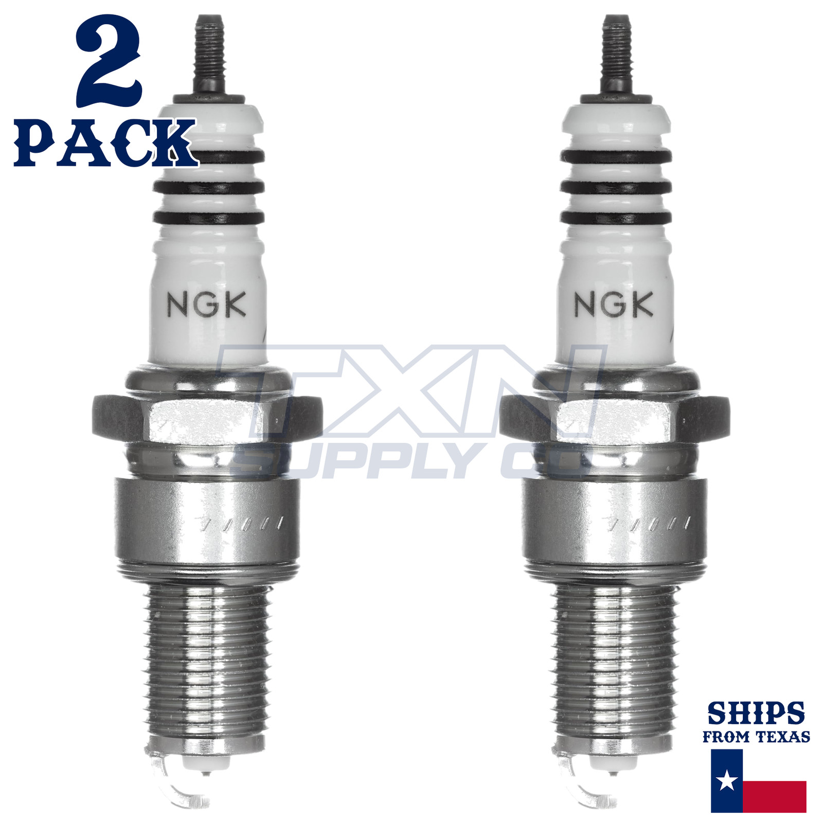 NGK 6853 BPR9EIX Spark Plugs 2 Pack