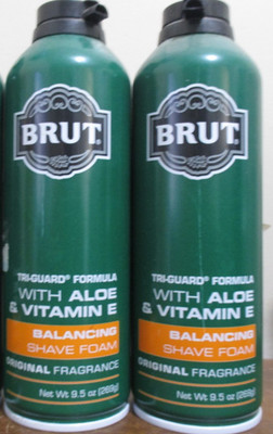 2x Brut Balancing Shave Foam Original 9.5 oz