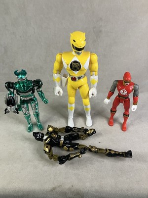 Power Rangers Mixed Lot of 4 Action Figures