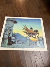 Signed Don Maitz Lithograph Art Print Numbered Ariosto 16 x 14