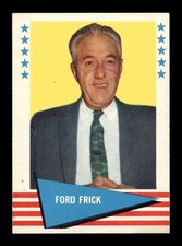 1961 Fleer #29 Ford Frick COMR NEAR MINT *y6