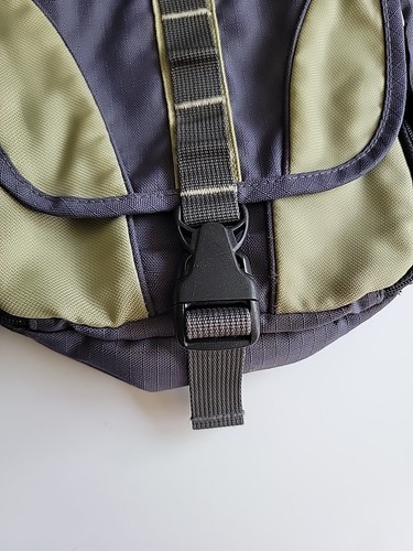 Eddie Bauer Cross Body Bag Green Grey Adjustable Strap 10x12" - Picture 3 of 10