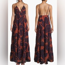 NEW Hutch Romi Floral Tired Maxi Dress sz S