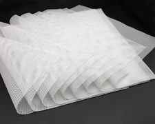 (9 Pack) Silicone Dehydrator Sheets,  Premium Non Stick Mats for Fruit Dryer Mes