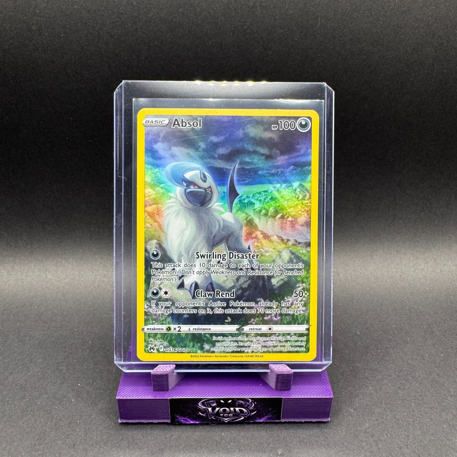 Absol Pokemon Crown Zenith Galarian Gallery GG16 Full Art SWSH NM Uta