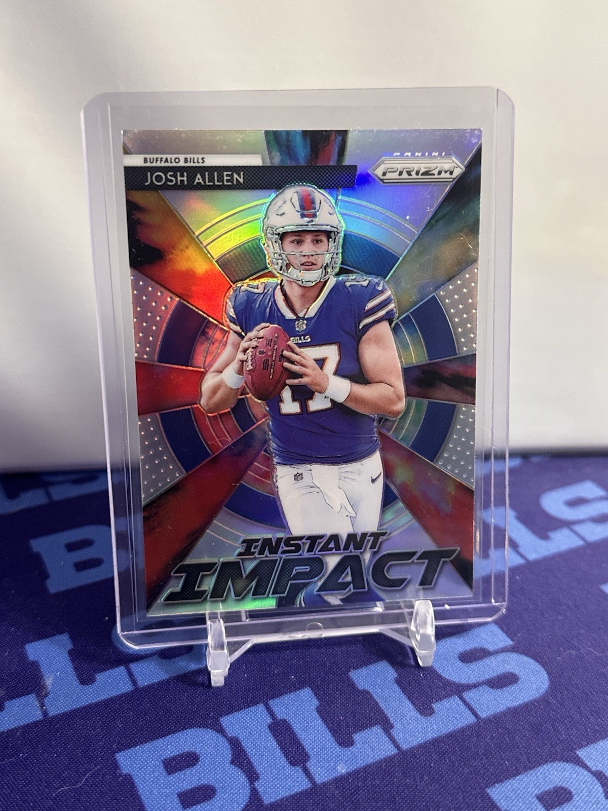 2018 Panini Prizm Instant Impact Josh Allen #II-5 (RC) Silver Bills RC ROOKIE