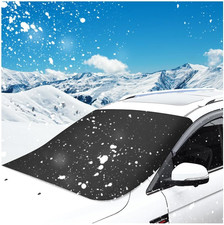 Magnetic Windshield Cover for Ice and Snow,Anti-Theft Car Windshield Snow Cover