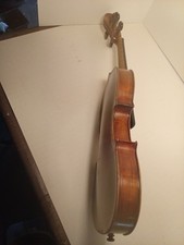 3/4 Size Vintage Violin Made In Germany Miffenwald for Restoration Or Repair