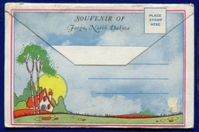Fargo South Dakota pre-linen Postcard Folder PF864