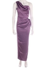 Ohne Label Abendkleid Maxikleid Ballkleid S lila transparent