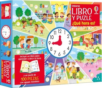 Que Hora Es Libro Y Puzle -  NEW Nolan;Kate